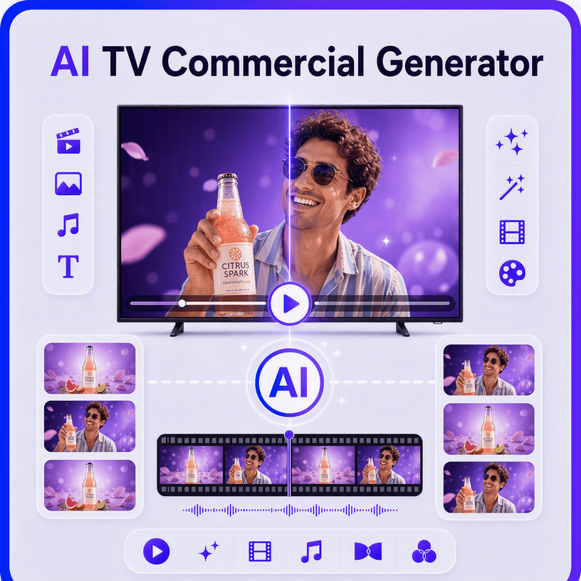 AI TV Commercial Generator Online – Create Professional TV Ads with AI AI TV Commercial Generator Online – Create Professional TV Ads with AI